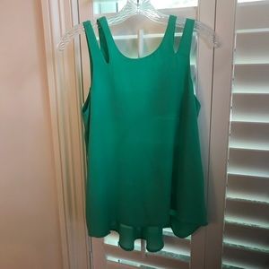 Jealous Tomato Spring Green Sleeveless Top